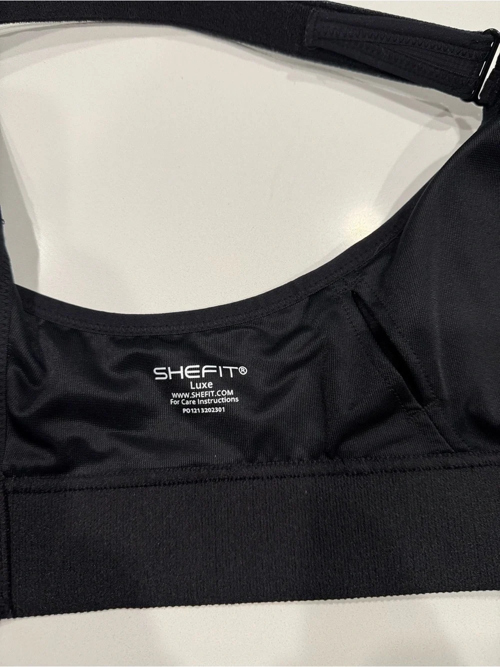 SHEFIT LUXE Black High Support  Sports Zip Front Adjustable Sports Women’s Bra